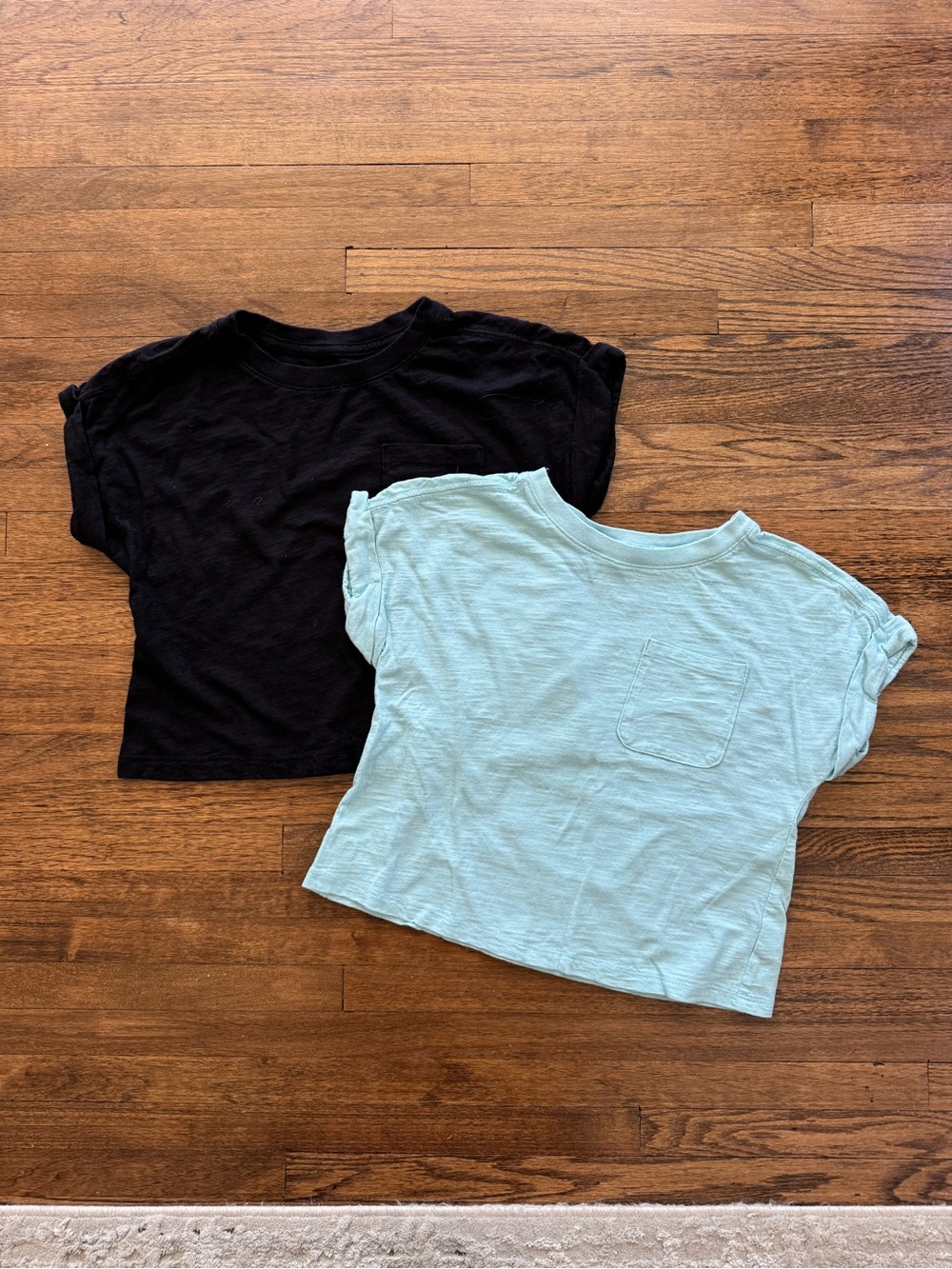 Old Navy Kids Short Sleeve Tees - Black & Light Blue Two-Pack